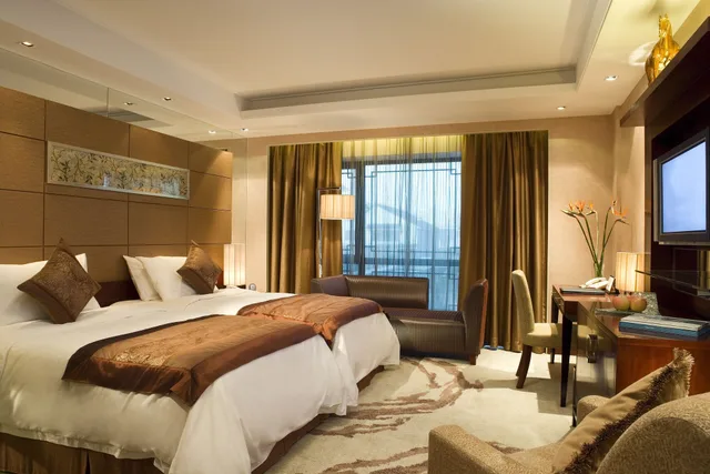 غرفة بريميير بسريرين منفصلين، Wyndham Garden Suzhou 3/3