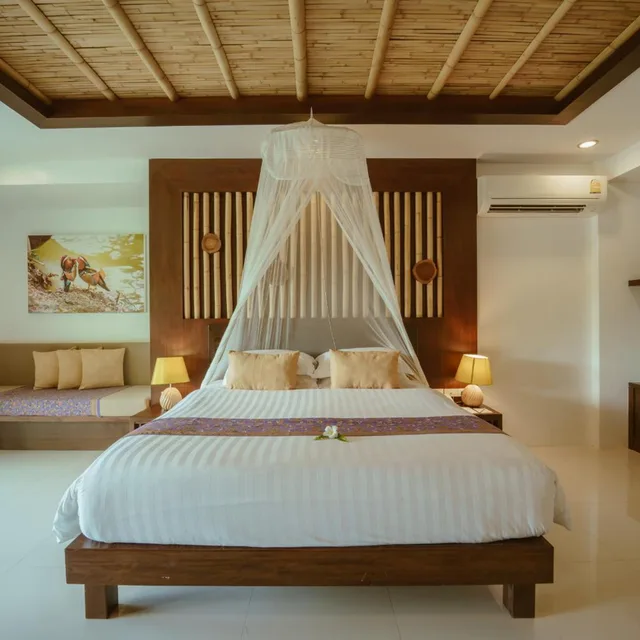 Grand, Cottage, Double Bed, Pond View، Ban Sainai Resort - SHA Extra Plus 5/10