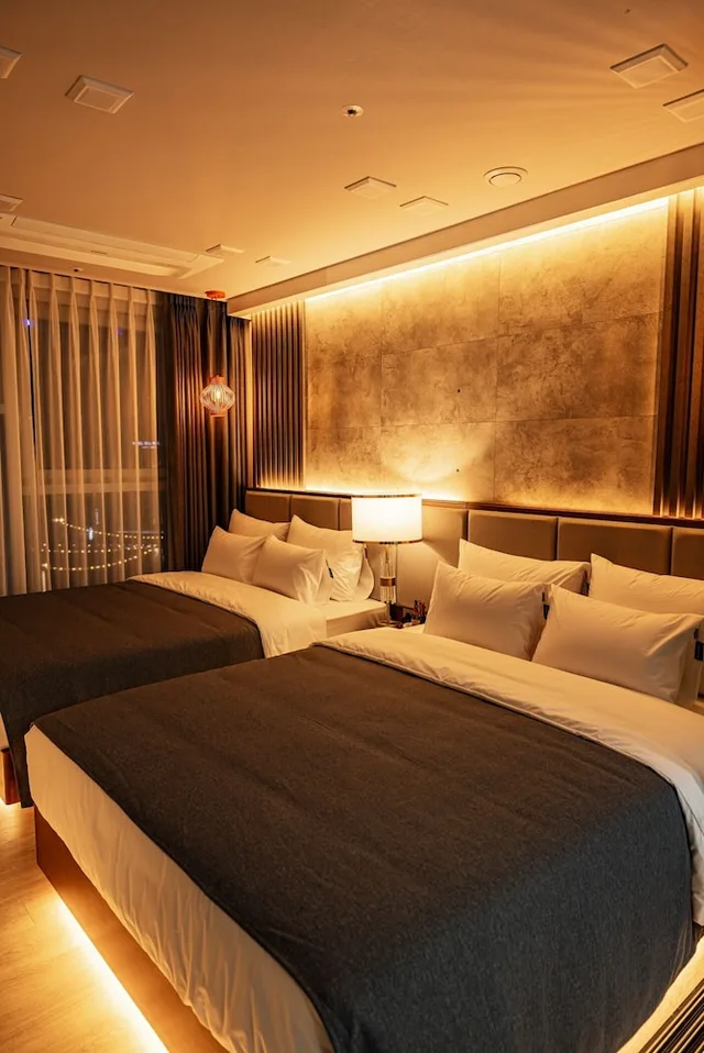 غرفة عائلية بسريرين مزدوجين، Raviens Haeundae Avenue 2/6