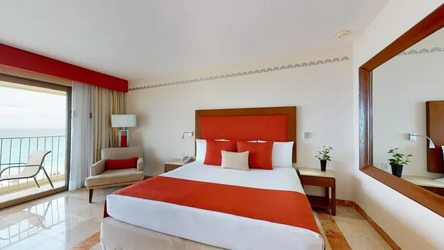غرفة ديلوكس بإطلالة على البحر، Grand Park Royal Cancun All Inclusive 4/9