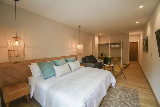 جناح بسرير كينج مع أريكة، Hotel Salento Real Eje Cafetero 1/3