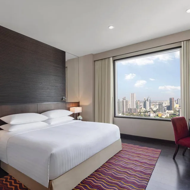 جناح تنفيذي بغرفة نوم واحدة بحوض استحمام، Sukhumvit Park Bangkok - Marriott Executive Apartments 1/5