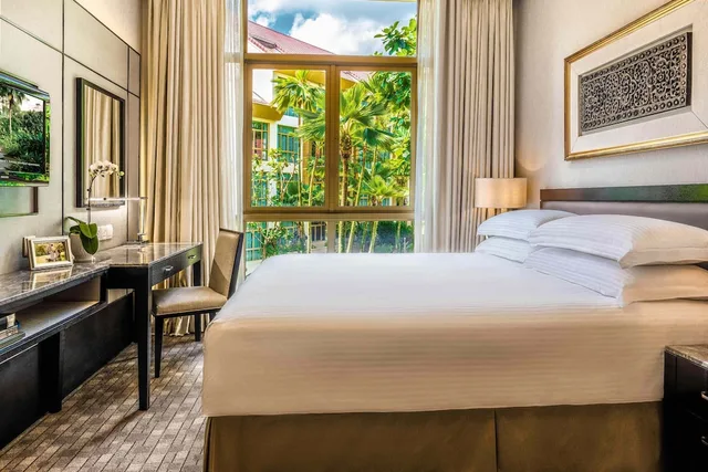 غرفة ديلوكس بسرير مزدوج وسريرين منفصلين بإطلالة على الحديقة بغرفتي نوم، TREETOPS EXECUTIVE RESIDENCES 4/5