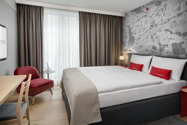 غرفة سوبيريور مفردة بسرير مزدوج، IntercityHotel Hamburg-Barmbek 1/1