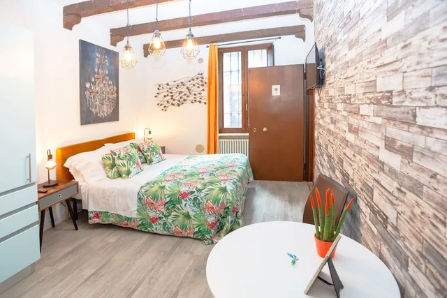 غرفة قياسية بسرير كوين، Giardino Giusti House and Court 10/10