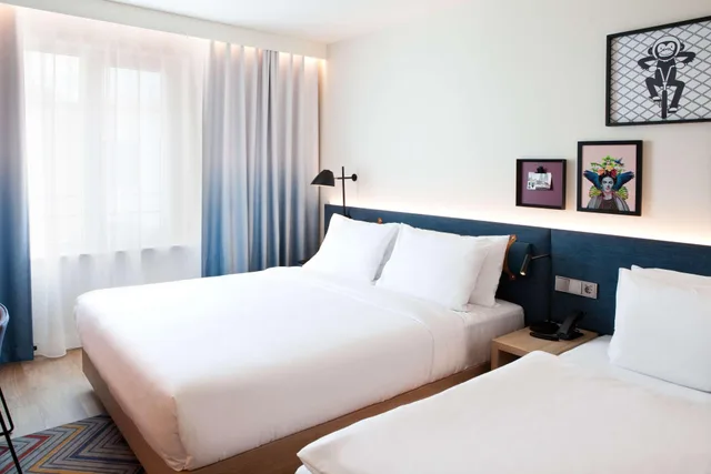 غرفة بسرير مزدوج بإطلالة، Hampton by Hilton Regensburg 3/5