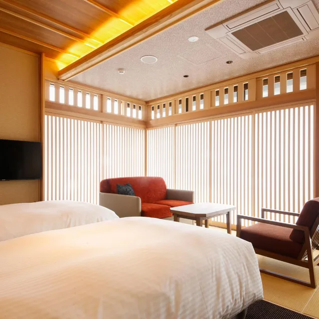 Moderate, Twin Beds, Corner، Minato Koyado Umi no Kaori to Awajishima 3/5