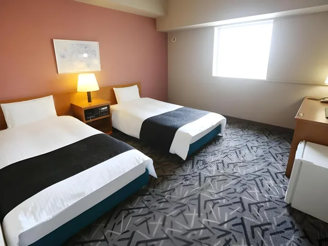 غرفة بسريرين مزدوجين، Apa Hotel Resort Sapporo 2/2
