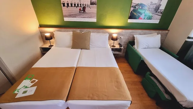 غرفة ثلاثية بسرير مزدوج وسرير فردي، Hotel Astoria Torino 10/10