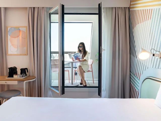 Suite, Double Bed, Sofa, Balcony, Ibis Styles Paris Porte D Orleans Hotel 2/7