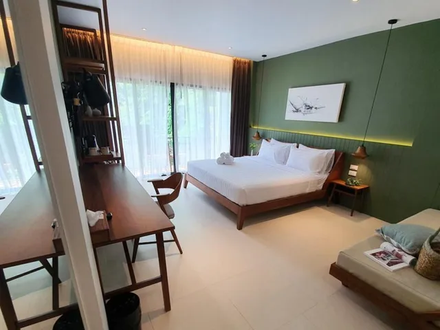 غرفة ديلوكس بسرير كينج، Mini House Aonang 1/3
