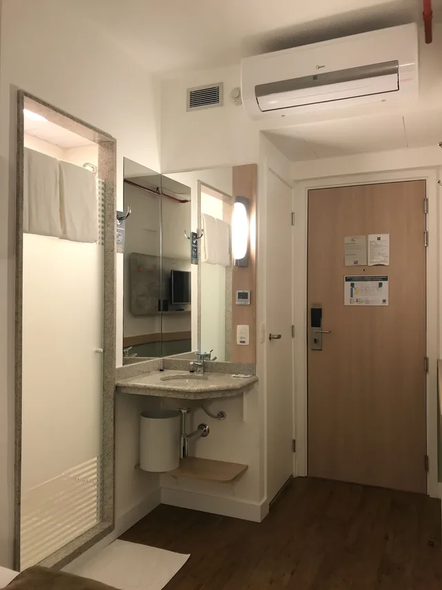 شقة بسرير مزدوج وسرير بطابقين، ibis budget Campinas Aquidaban 7/7