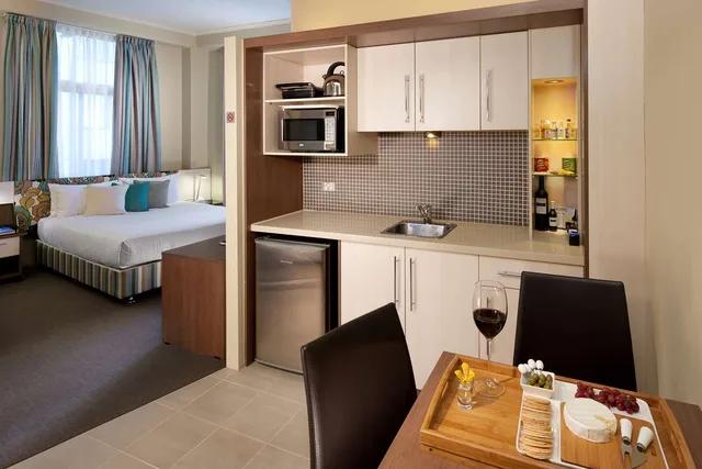 غرفة عائلية بسريرين كوين بمطبخ صغير، Best Western Plus Hotel Stellar 2/3