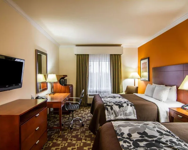 غرفة بسريرين كوين، Sleep Inn Suites I 20 1/2