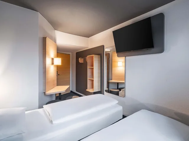 غرفة بسريرين منفصلين، Ibis Budget Mainz Hechtsheim 1/3