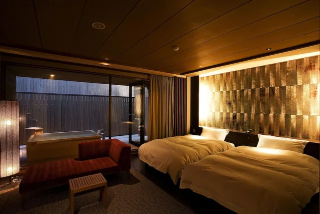 Room, Twin Beds, Outdoor Bath، Kotohira Kadan 2/2