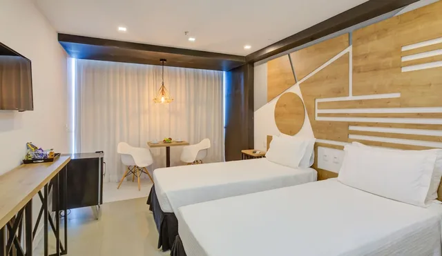 غرفة ديلوكس بسريرين منفصلين، Rio Design Hotel 3/10