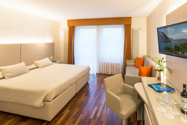 غرفة عائلية بسرير بطابقين، Hotel Campione 2/7