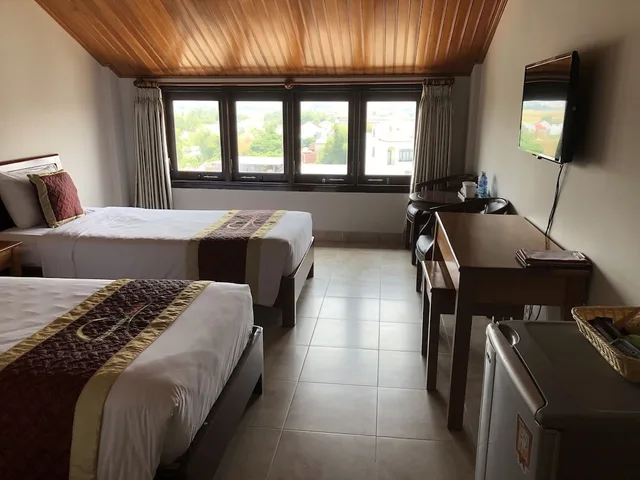 غرفة اقتصادية بسرير مزدوج أو سريرين منفصلين، Sunshine Hotel 3/4