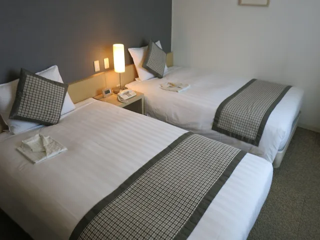 غرفة بسريرين منفصلين، Hamilton Hotel Red 1/2