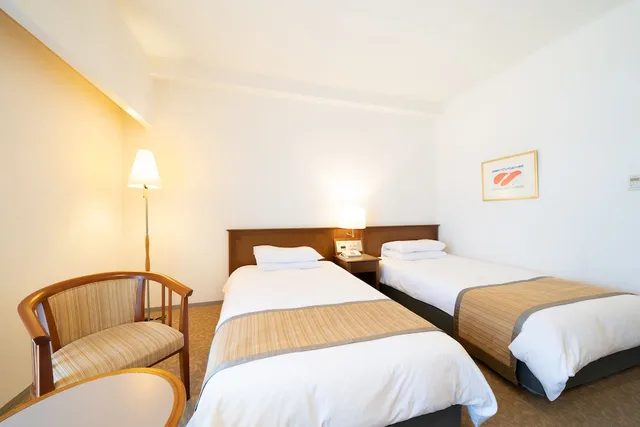 Ocean, Twin Beds، Hotel Terrace The Square Hitachi 2/5