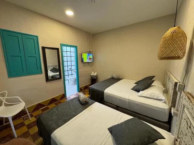 غرفة ثلاثية بحمام خاص، Casa Hotel Las Hortensias 1/4