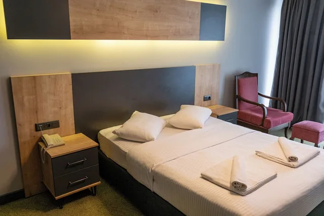 غرفة قياسية بسرير مزدوج بإطلالة على البحر بغرفة نوم واحدة، Sinop Mola Hotel 10/10