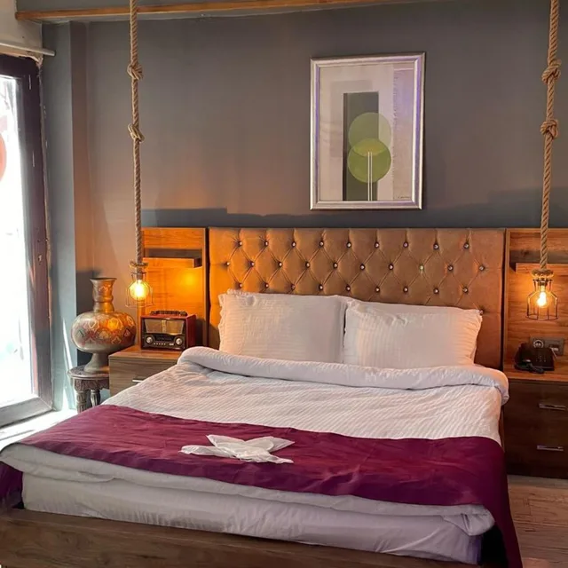 غرفة بسرير كينج بجاكوزي، Chez Bore Boutique Hotel 8/10