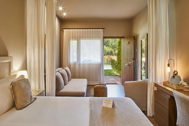 غرفة بسرير مزدوج، Mas Salagros Ecoresort Aire Ancient Baths 4/4