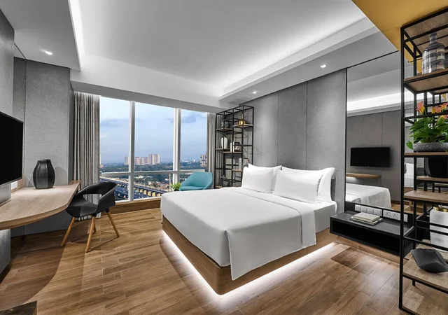 Designer, Double Bed، Nuanza Hotel and Convention Cikarang 2/8