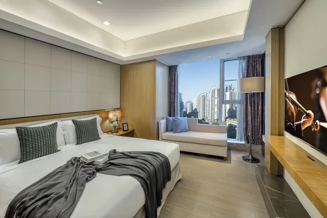 شقة بريميير بسرير كينج بإطلالة على المدينة بغرفة نوم واحدة بمطبخ، Ascott IFC Guangzhou 3/10