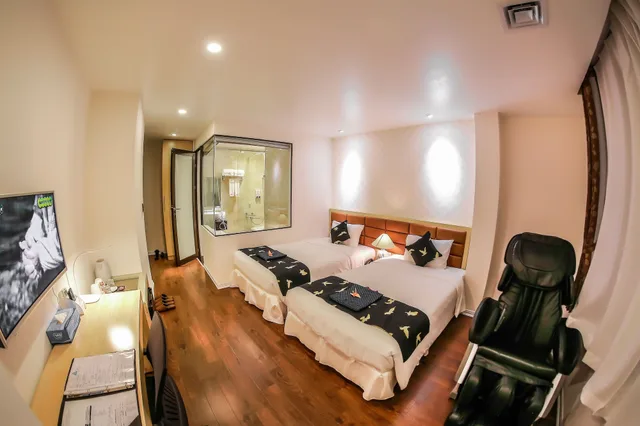 غرفة بريميوم بسريرين منفصلين، Momizi Business Hotels 4/7