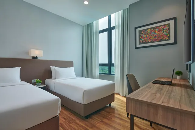 شقة سوبيريور بسريرين منفصلين وسرير كوين، Mercure Living Putrajaya 4/15