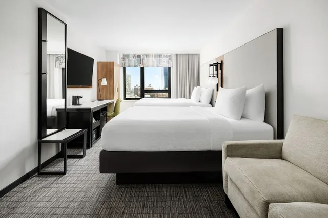 غرفة بسريرين كوين بإطلالة على المدينة، Fairfield Inn And Suites By Marriott New York Manhattan Times Square South 4/6
