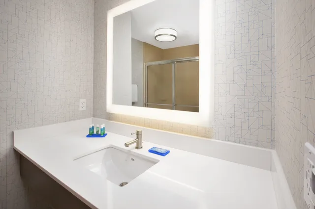 جناح بسريرين كوين مع أريكة، Holiday Inn Express Hotel Suites Auburn Hills 8/9