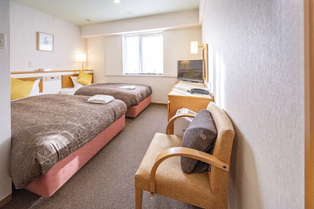 غرفة أساسية بسريرين منفصلين، Nishitetsu Inn Tenjin 3/5