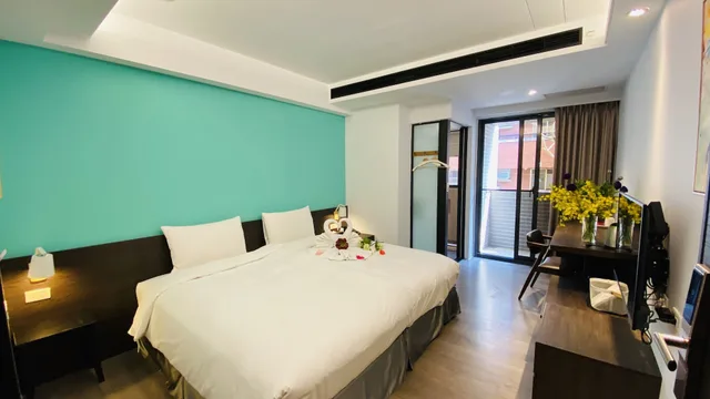 غرفة ديلوكس بسريرين منفصلين بغرفة نوم واحدة، Greenight Hotel 3/9