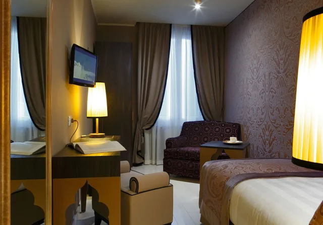 غرفة مفردة بسرير فردي، Arcadia Hotel 1/2