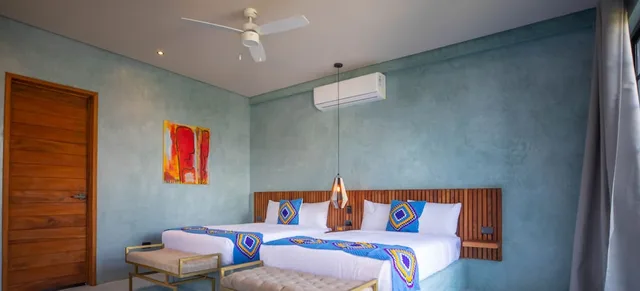 غرفة بسريرين مزدوجين بشرفة، Turquoise Tulum Hotel 3/7
