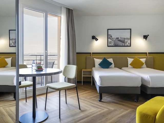 شقة بسريرين مزدوجين بغرفة نوم واحدة، Adagio Paris Montrouge 2/8