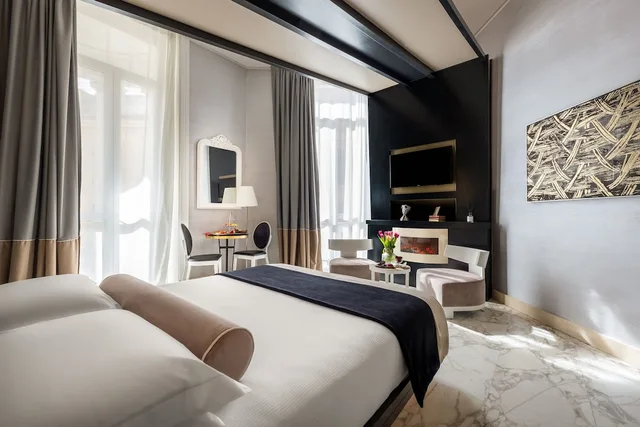 جناح بسرير مزدوج بشرفة، Dharma Luxury Hotel & Spa 3/9
