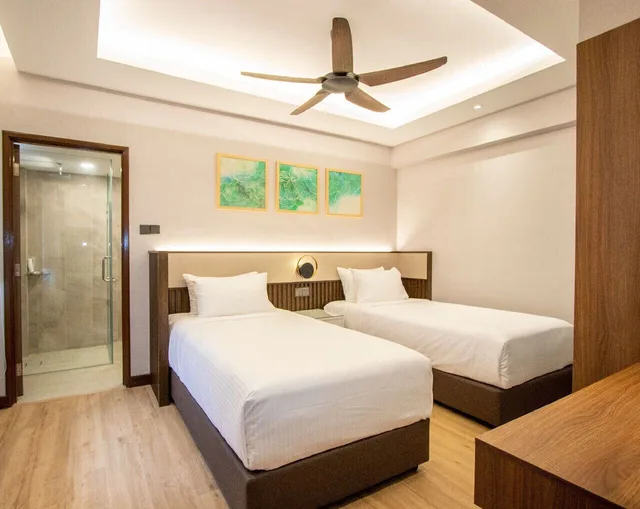 غرفة سوبيريور بسريرين منفصلين، Villea Port Dickson 1/2