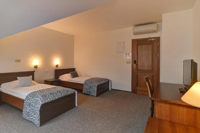 غرفة قياسية بسرير مزدوج أو سريرين منفصلين، U Pramenu Hotel 4/10