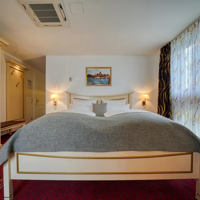غرفة سوبيريور بسرير مزدوج بإطلالة على البحر، Hotel Seeblick Wismar 2/10
