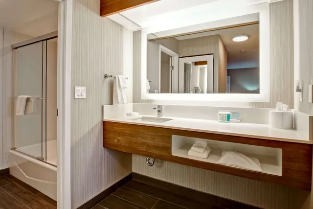 Connecting, Space, Suite, King Bed، Hampton Inn & Suites by Hilton Calgary-Airport 2/3