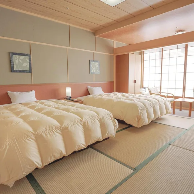 غرفة بسريرين منفصلين، YUMOTO KANKO HOTEL SAIKYO 3/6
