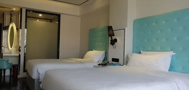 غرفة بزنس بسريرين مزدوجين بإطلالة على المدينة، Xana Lite Hotel (Guangzhou Dongxiaonan Metro Station Shixi) 9/10