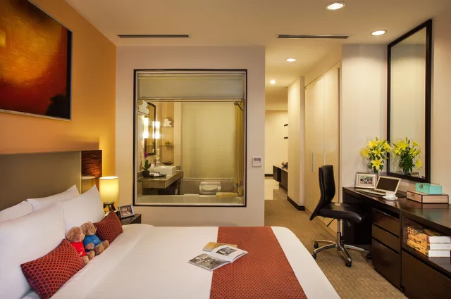 غرفة ديلوكس بسرير كينج بغرفة نوم واحدة، SOMERSET HOA BINH HANOI 4/7