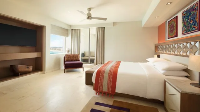 Sky, Swim Up, Master, Turquoize, Double Bed, Ocean Front، HYATT ZIVA CANCUN 1/2