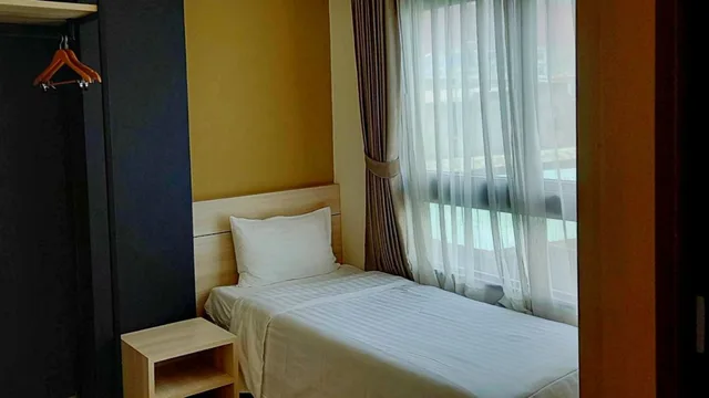غرفة عائلية ثلاثية بسرير كينج وسرير فردي، Amanah Bangkok Hotel 2/6